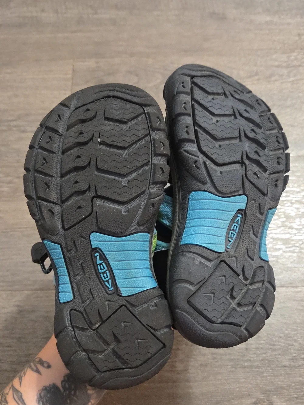 Keen • Kids Rainbow Strappy Sandals - Blue, Yellow, Orange, Green, Purple